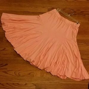 Twirl!  Gorgeous flared knit skirt